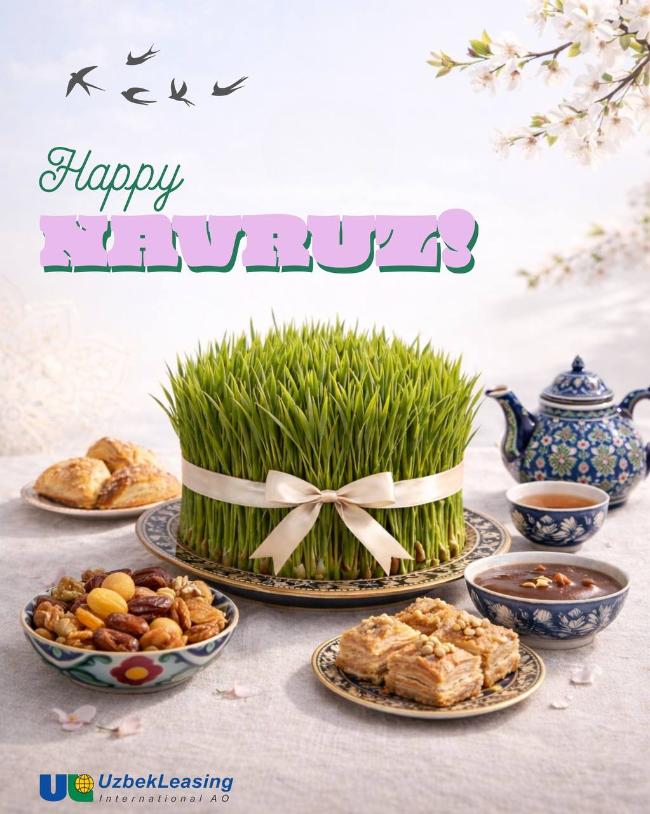 We sincerely congratulate you on the wonderful spring holiday of Navruz